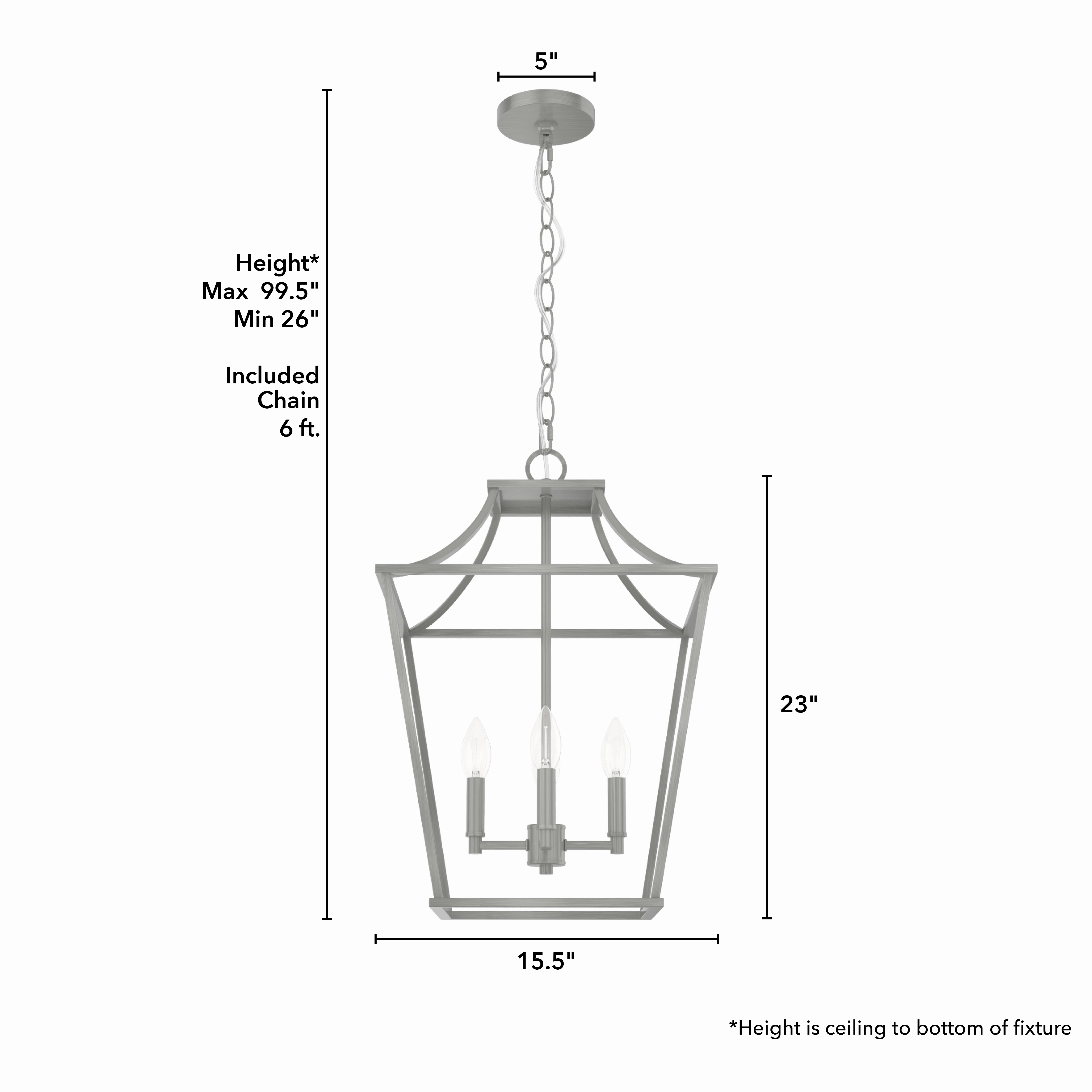 Laurel Ridge Four Light Pendant Brushed Nickel Ceiling Lights discount offers
