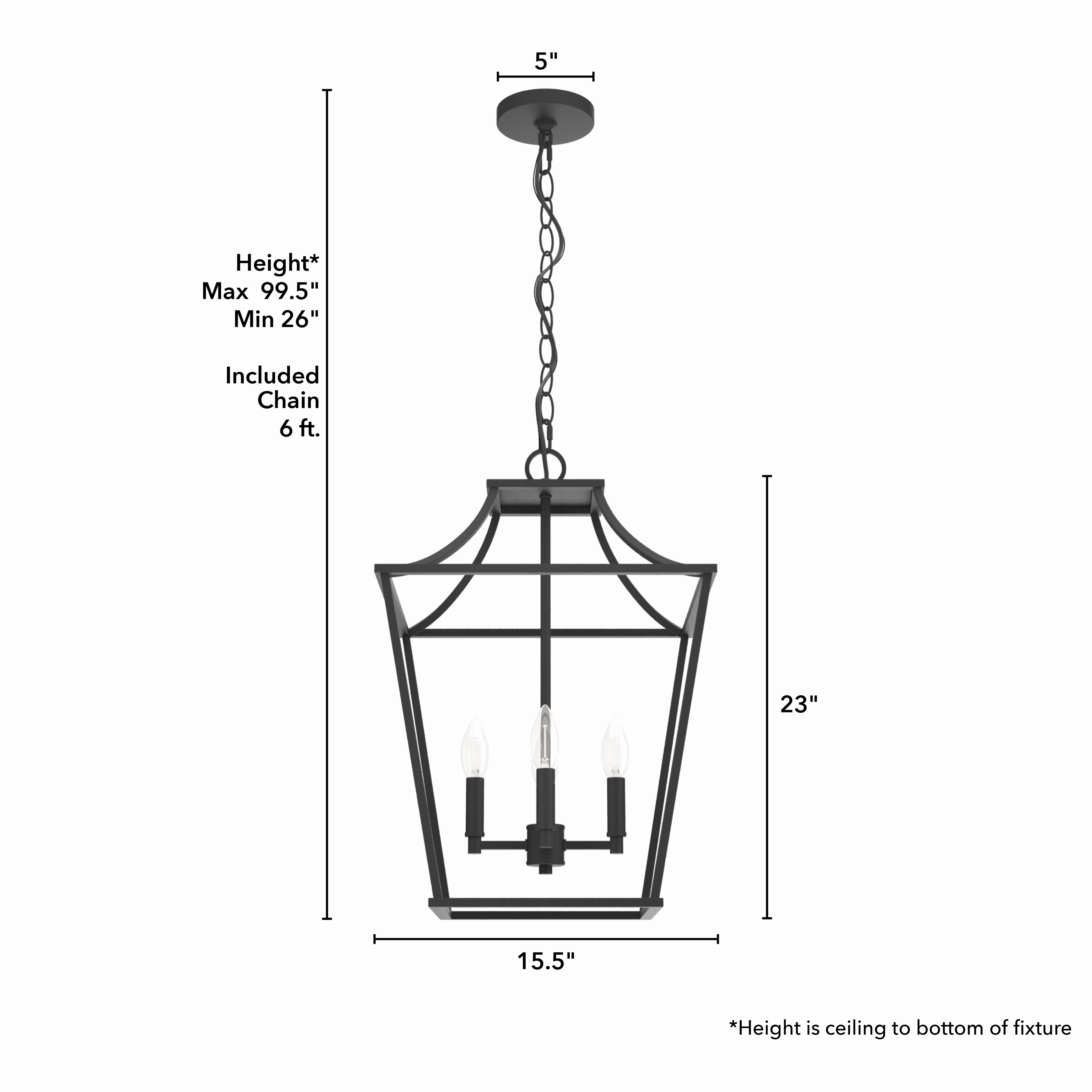 Laurel Ridge Four Light Pendant Natural Black Iron Buy Ceiling Lights online