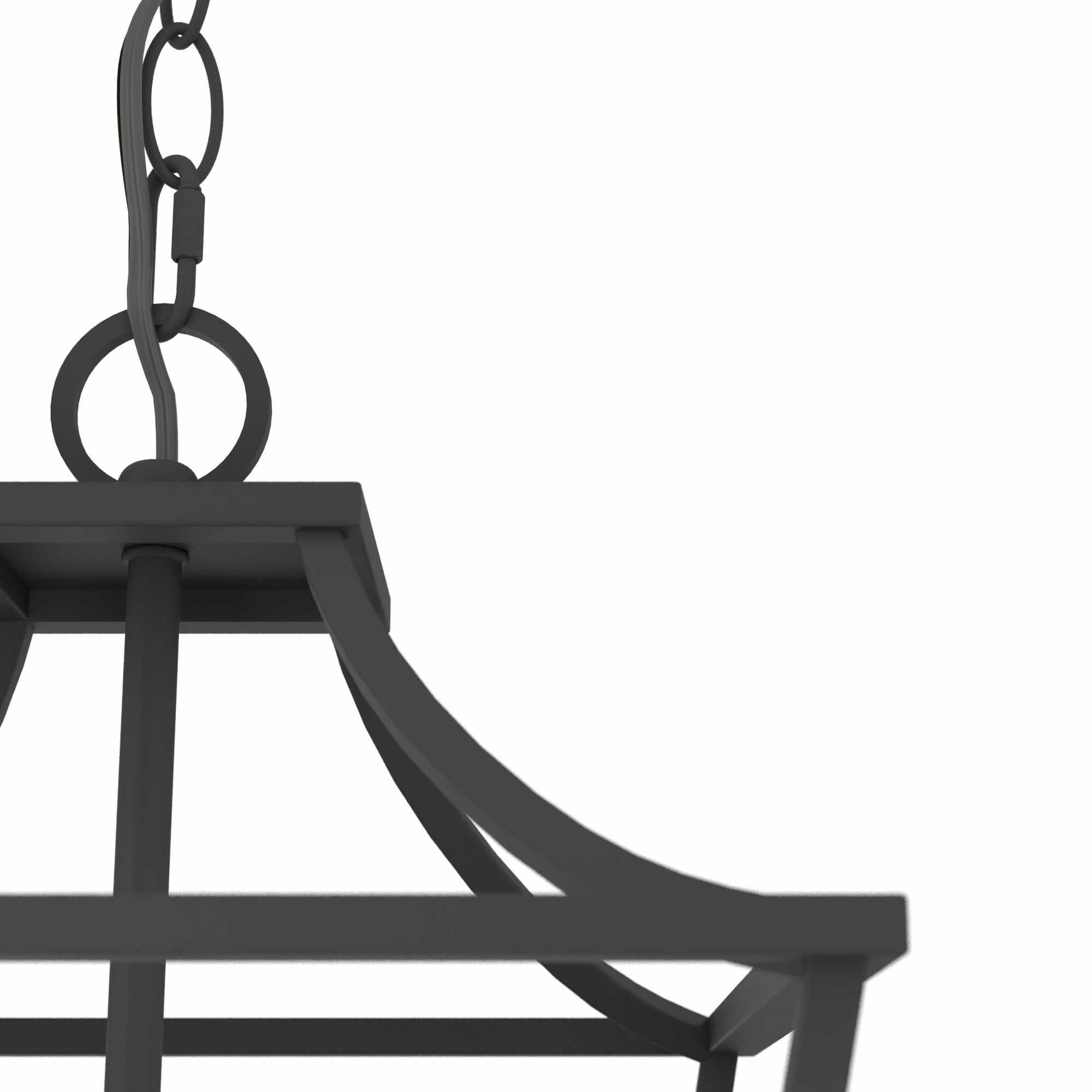Laurel Ridge Four Light Pendant Natural Black Iron Buy Ceiling Lights online