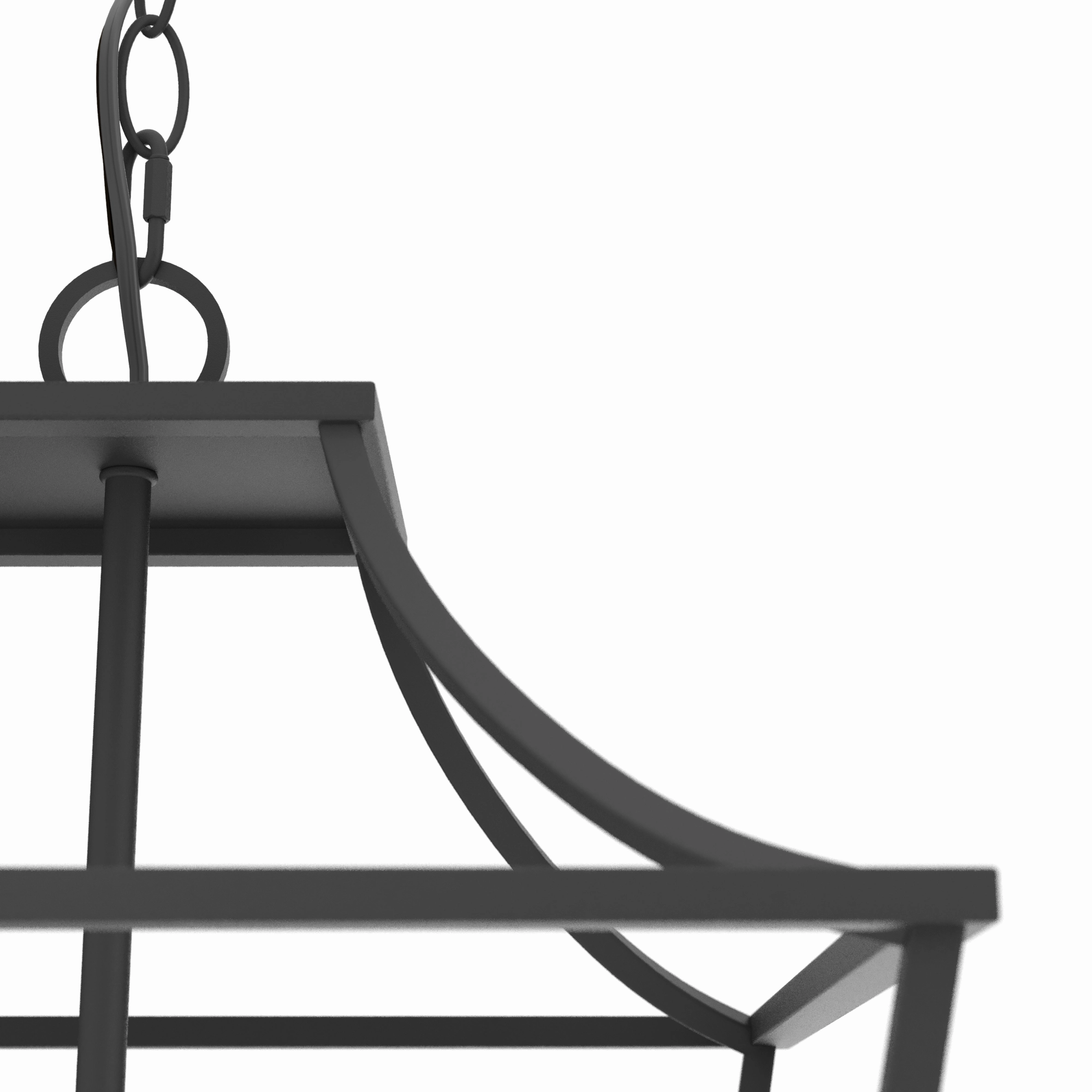 Laurel Ridge Four Light Pendant Natural Black Iron Buy Ceiling Lights online