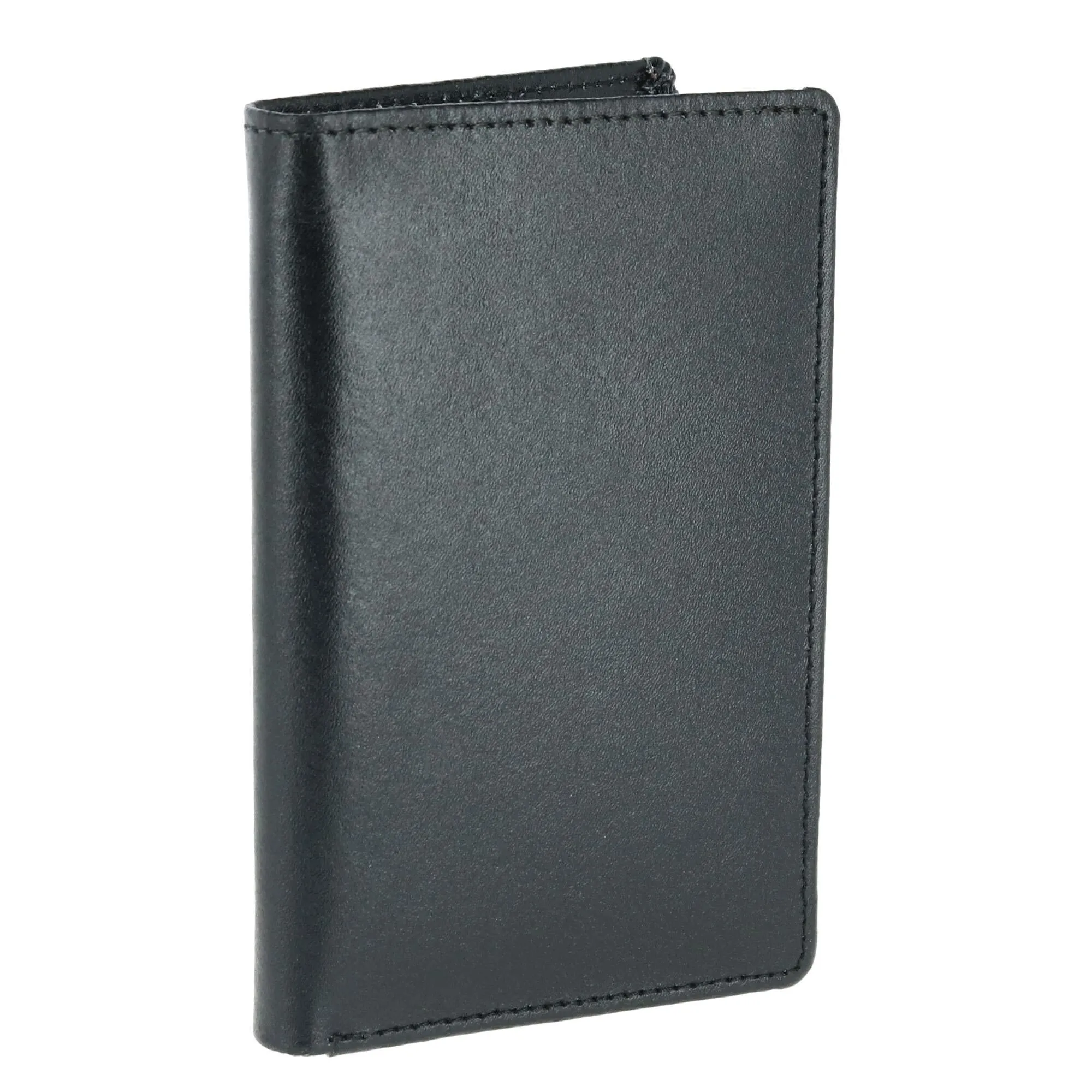 Leather Bifold Badge Holder Wallet