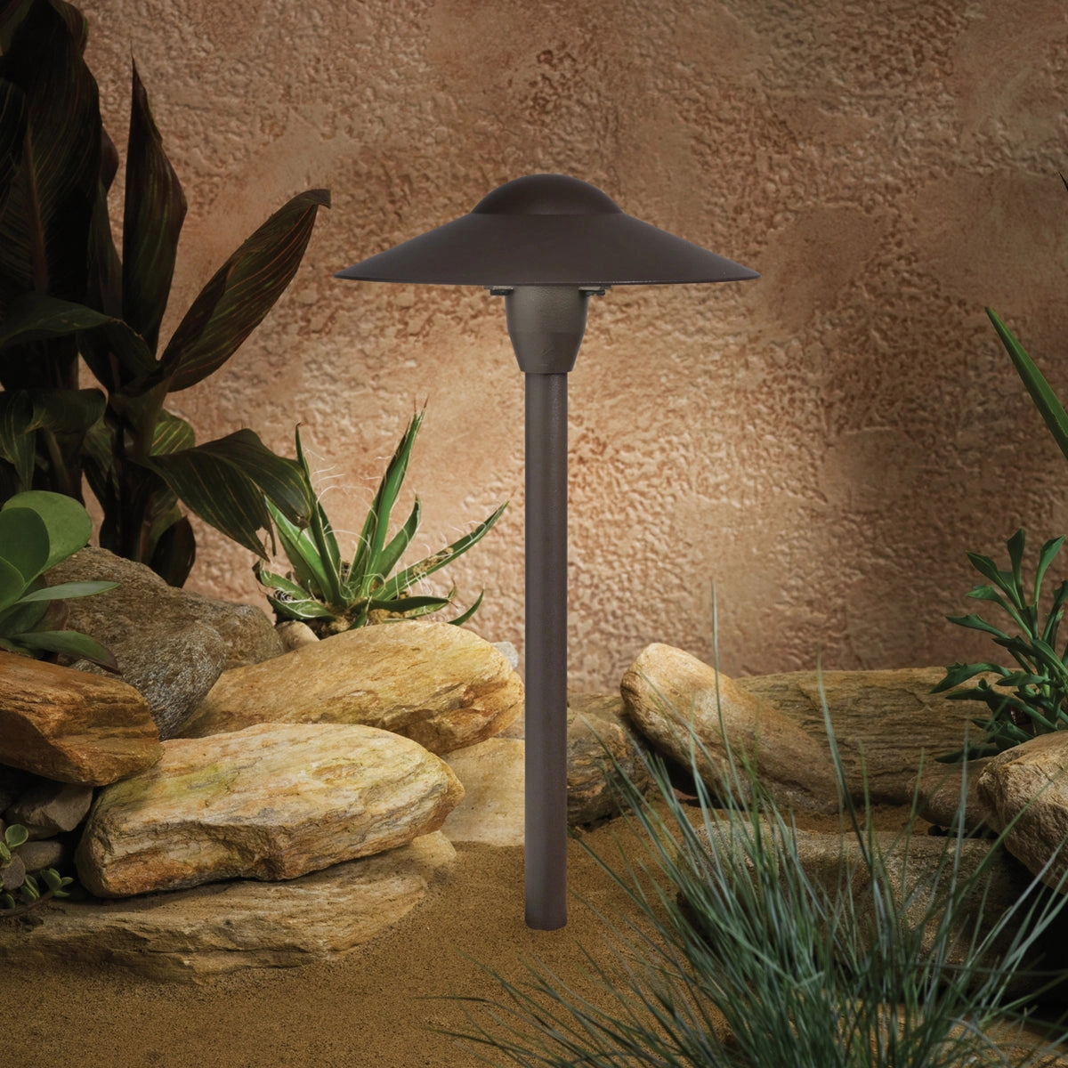 LED Path & Spread Textured Architectural Bronze Outdoor Path Lights Lighting buy now