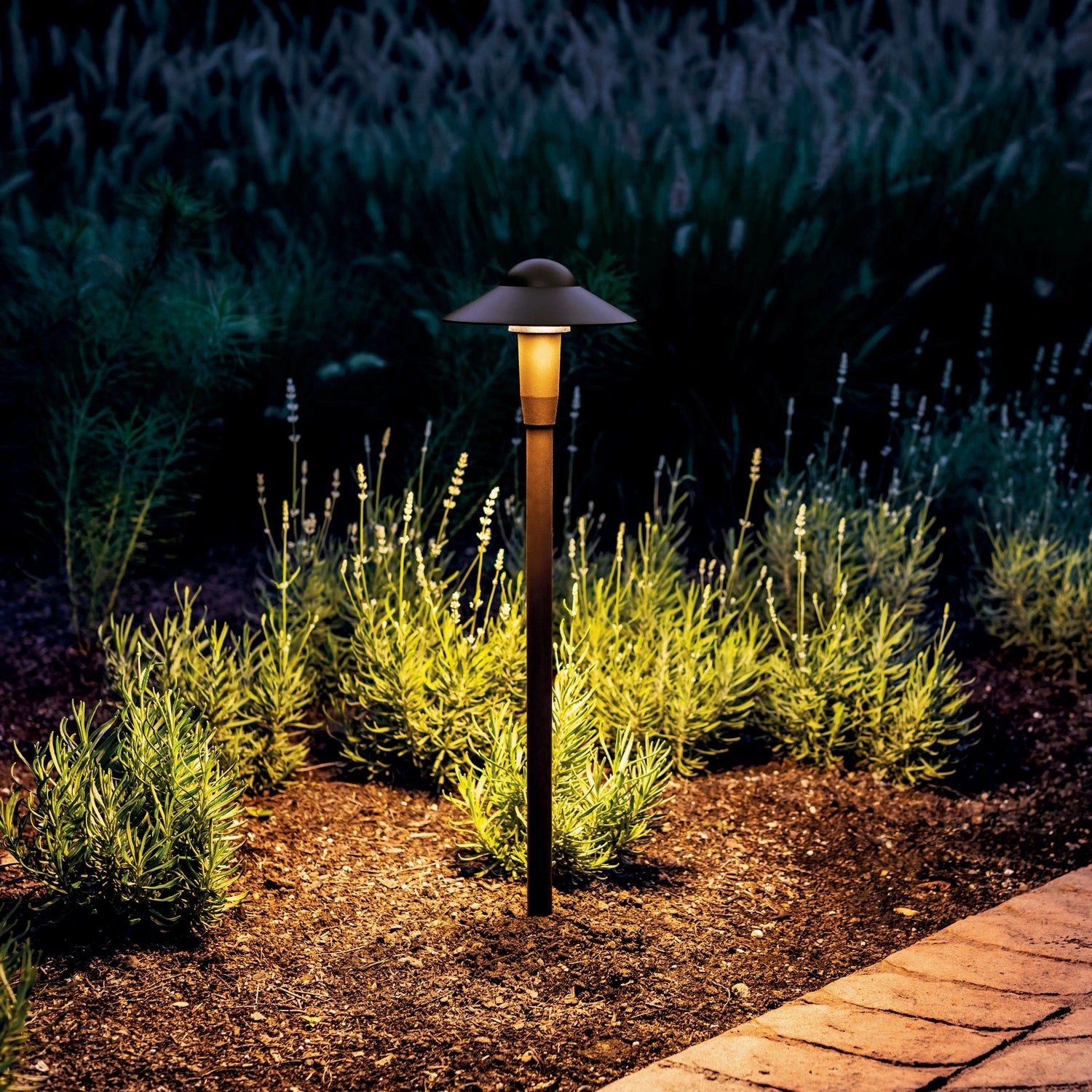 LED Path Light Textured Architectural Bronze Outdoor Path Lights special offer