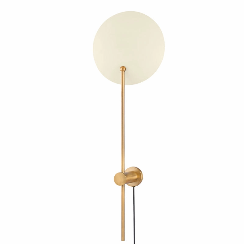 Leif One Light Wall Sconce Patina Brass And Soft Sand Elegant Wall Lights clearance