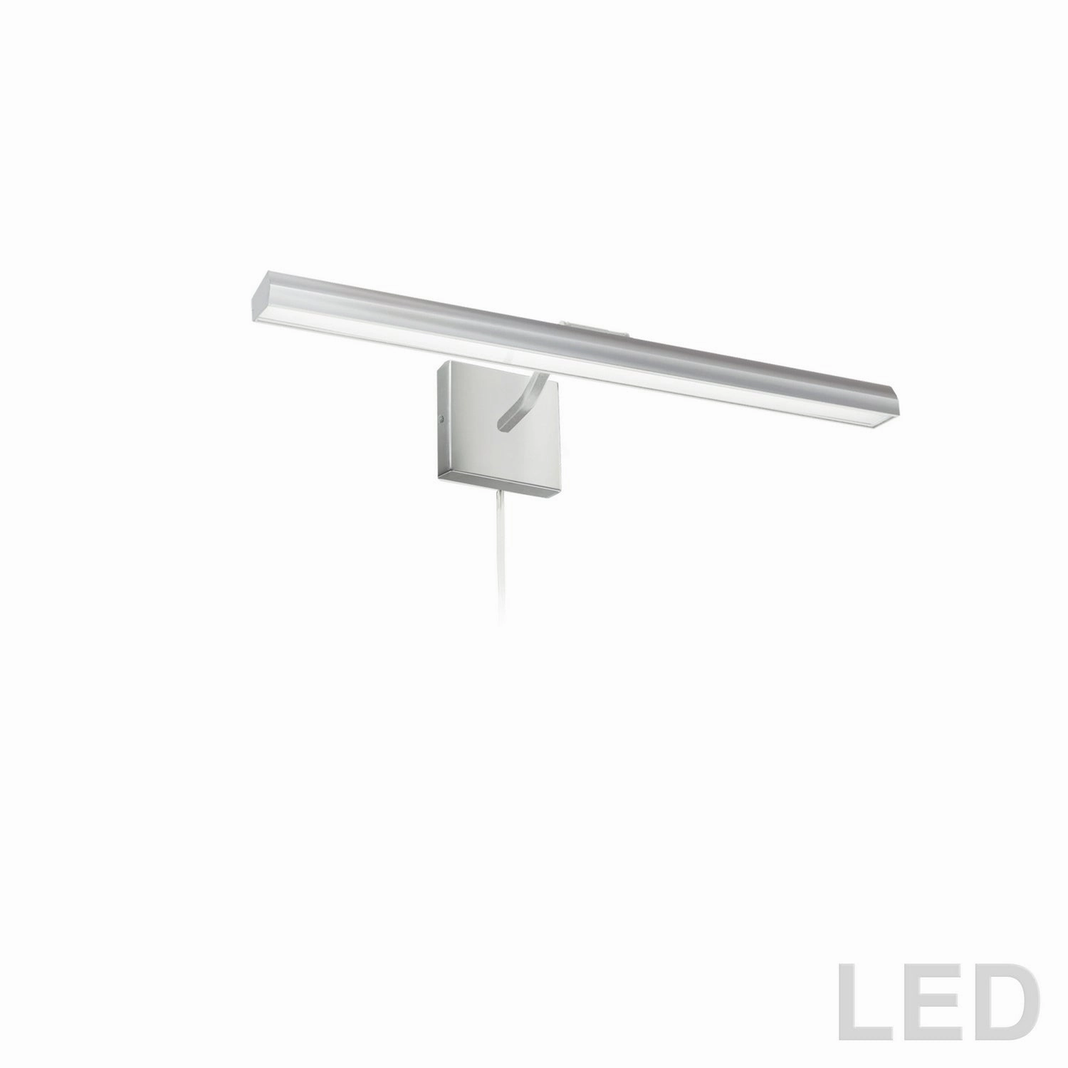 Leonardo LED Picture Light Satin Chrome Wall Lights for patio sale