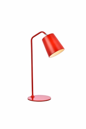 Leroy One Light Table Lamp Red Desk Lamps Lighting sale online