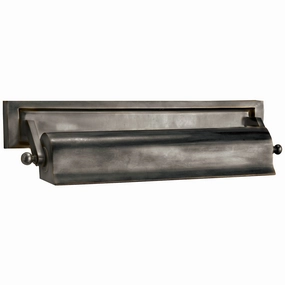 Library Two Light Picture Light Bronze Wall Lights for patio sale