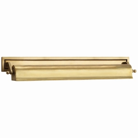Library Two Light Picture Light Hand-Rubbed Antique Brass Wall Lights for patio sale