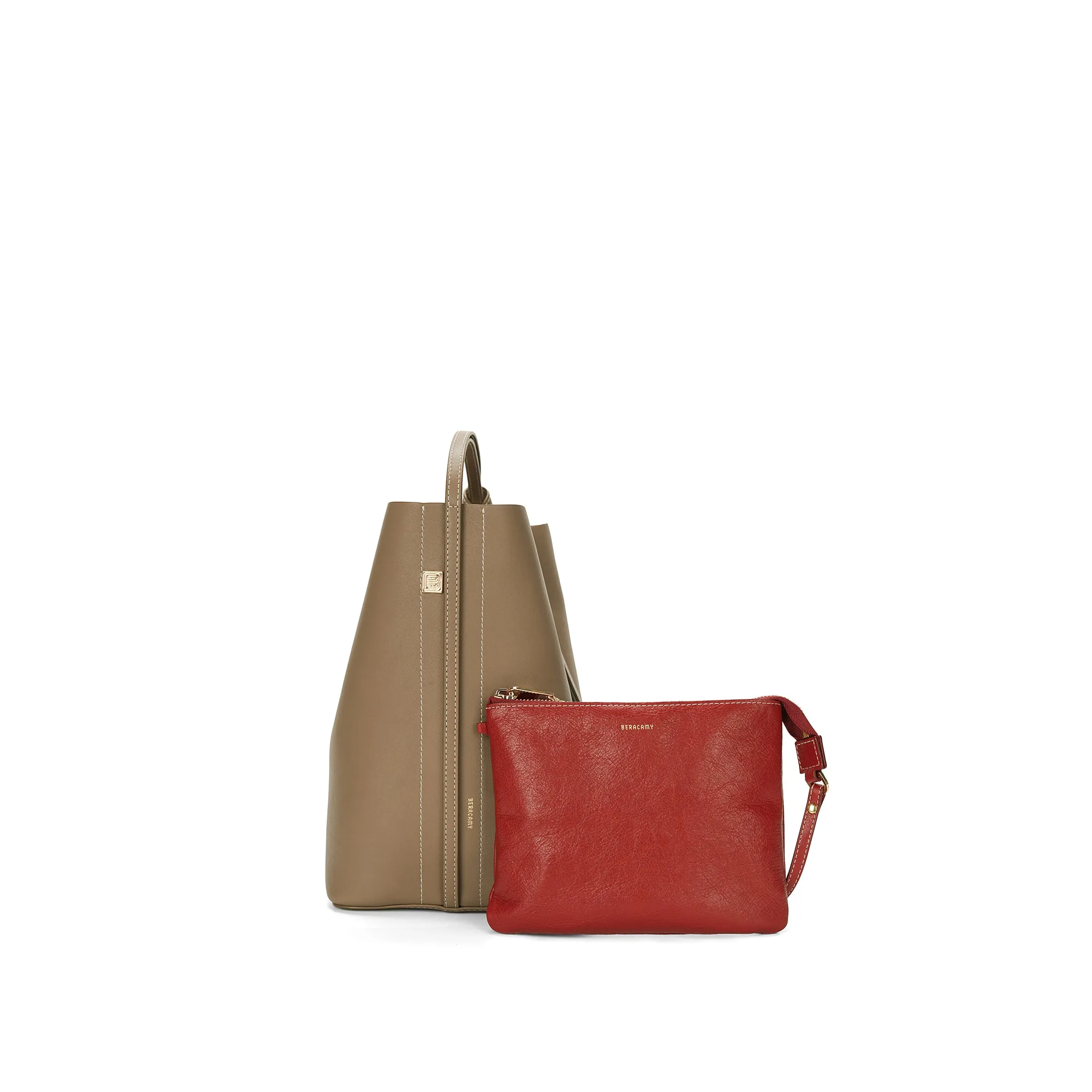 Liebox 3-Way System Backpack Shoulder Bag - Toffee