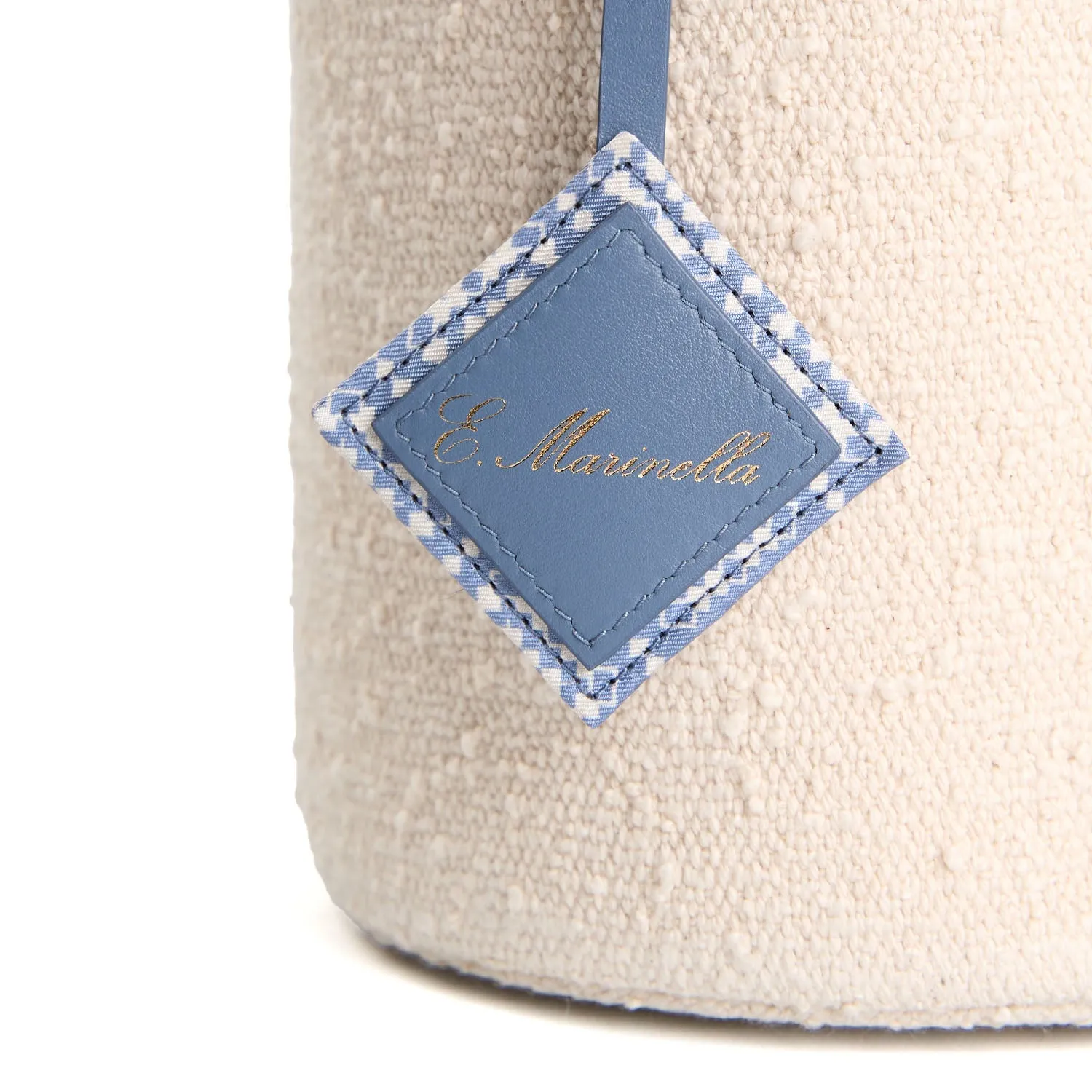 LIGHT BLUE BASKET BAG