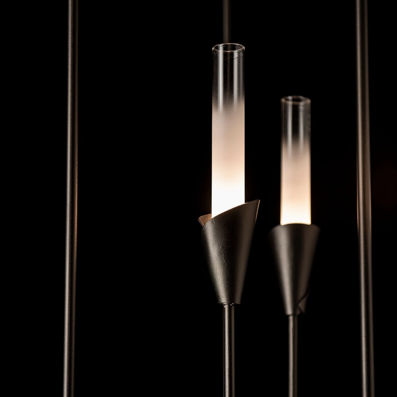 Lilium Four Light Chandelier Oil Rubbed Bronze Designer Ceiling Lights for less