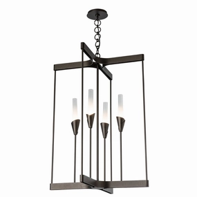 Lilium Four Light Chandelier Oil Rubbed Bronze Ceiling Lights Lighting outlet store