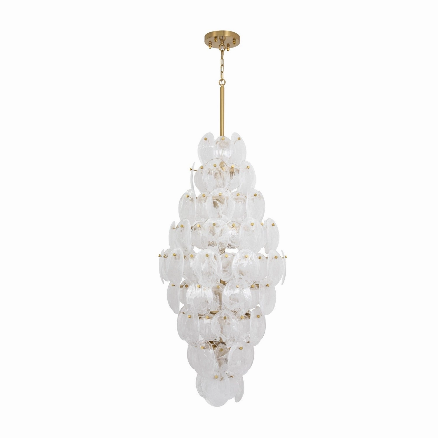 Lily 15 Light Chandelier Brushed Brass Energy-saving Ceiling Lights store