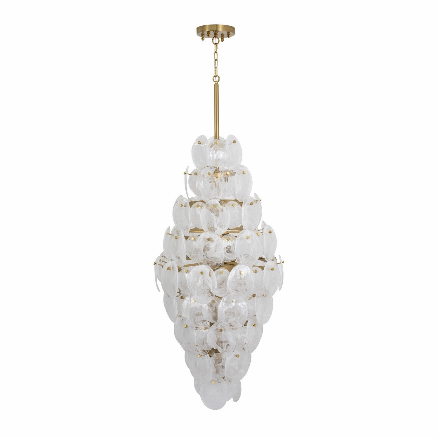 Lily 15 Light Chandelier Brushed Brass Energy-saving Ceiling Lights store