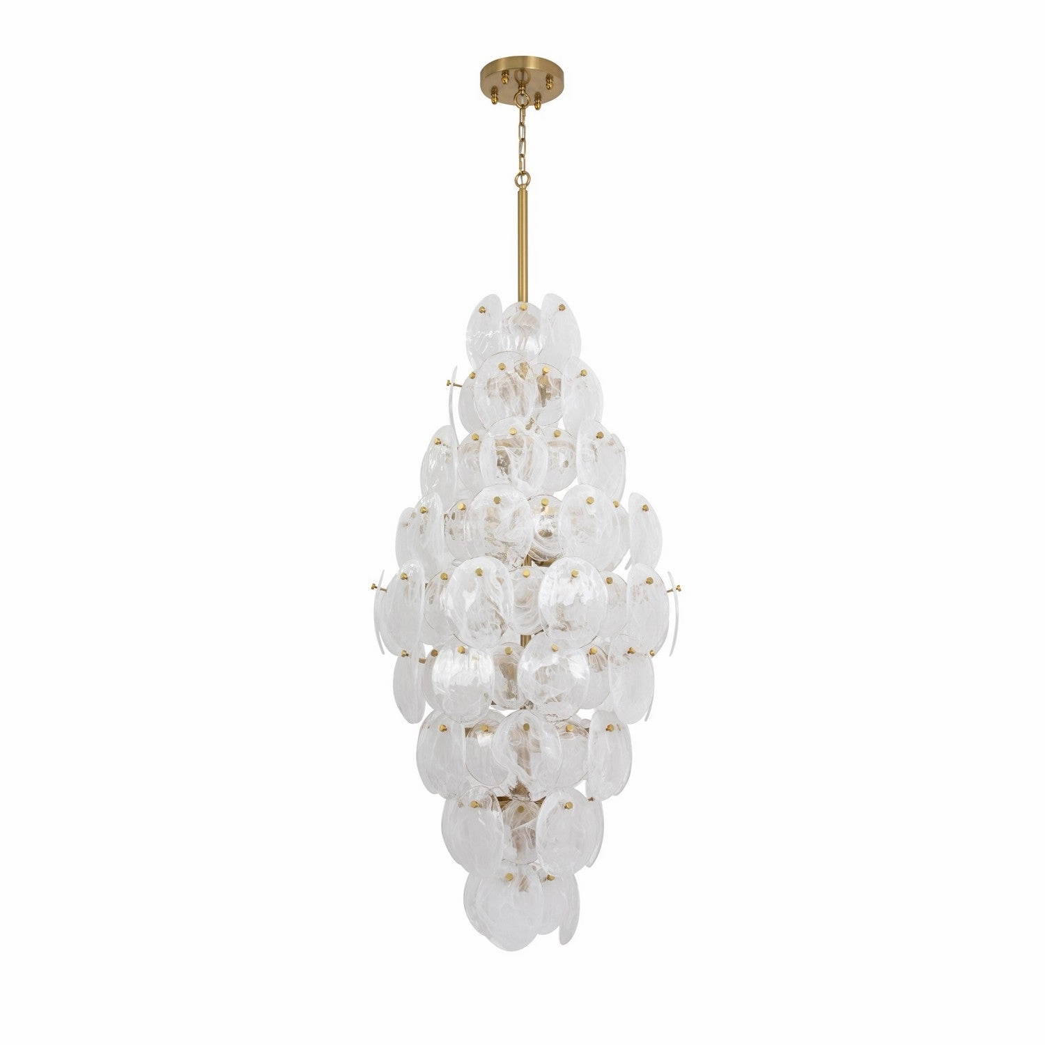 Lily 15 Light Chandelier Brushed Brass Energy-saving Ceiling Lights store