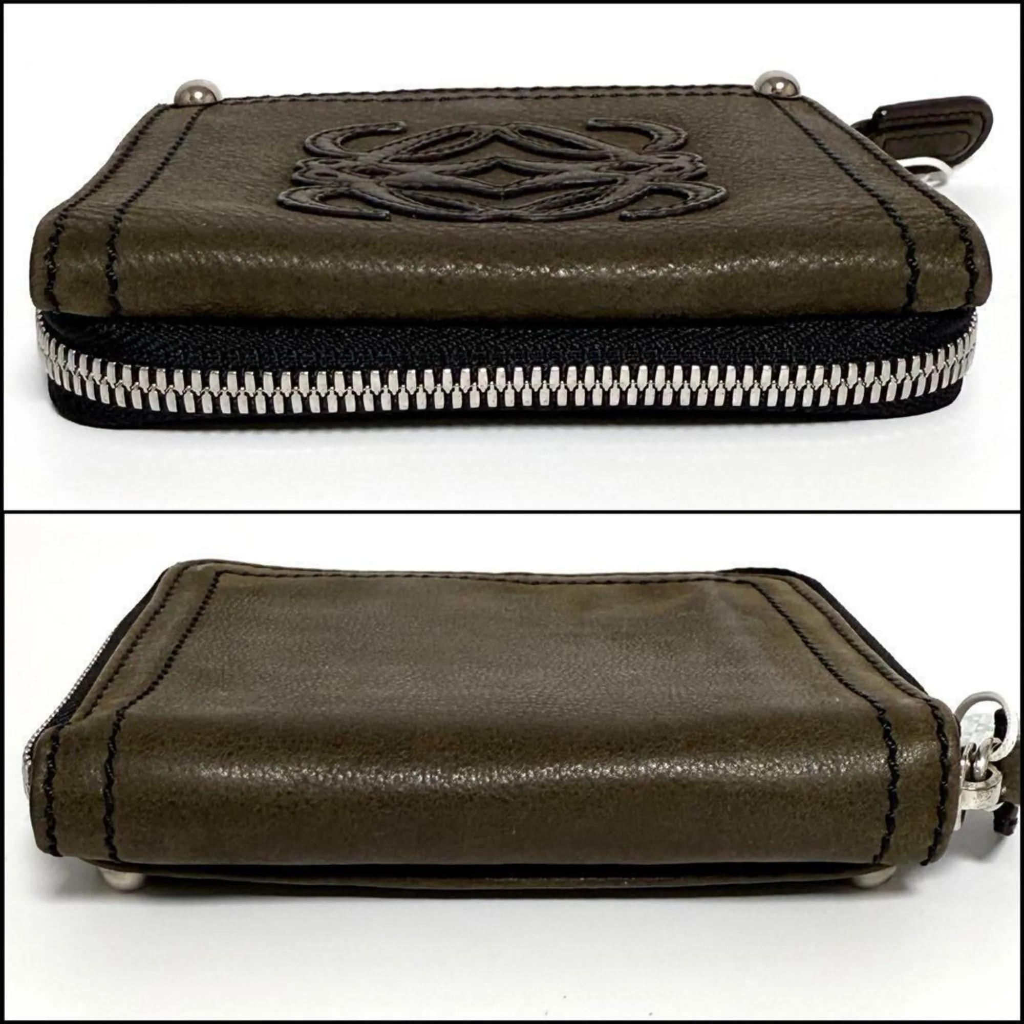 Loewe Leather Middle Wallet (Bi-Fold) (Pre-Owned)