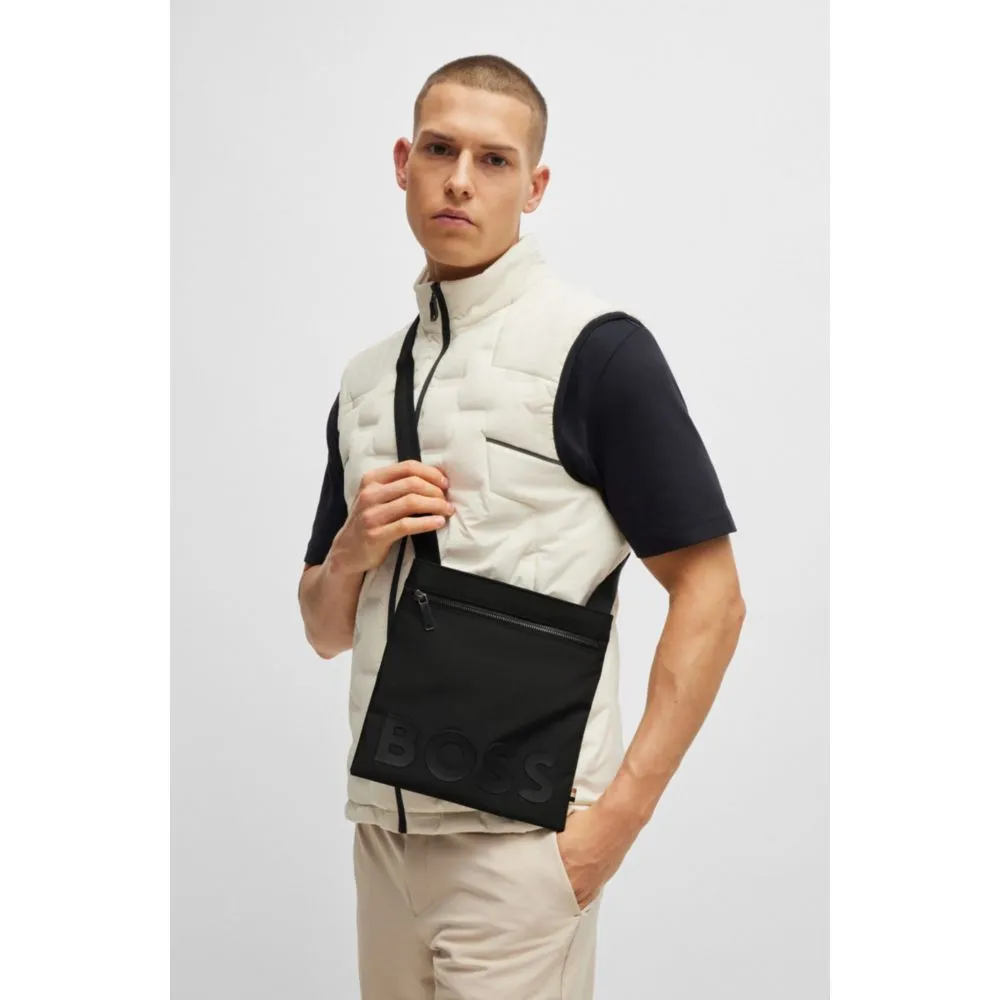 Logo envelope bag in structured