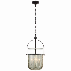 Lorford Four Light Lantern Aged Iron Ceiling Lights Lighting outlet store