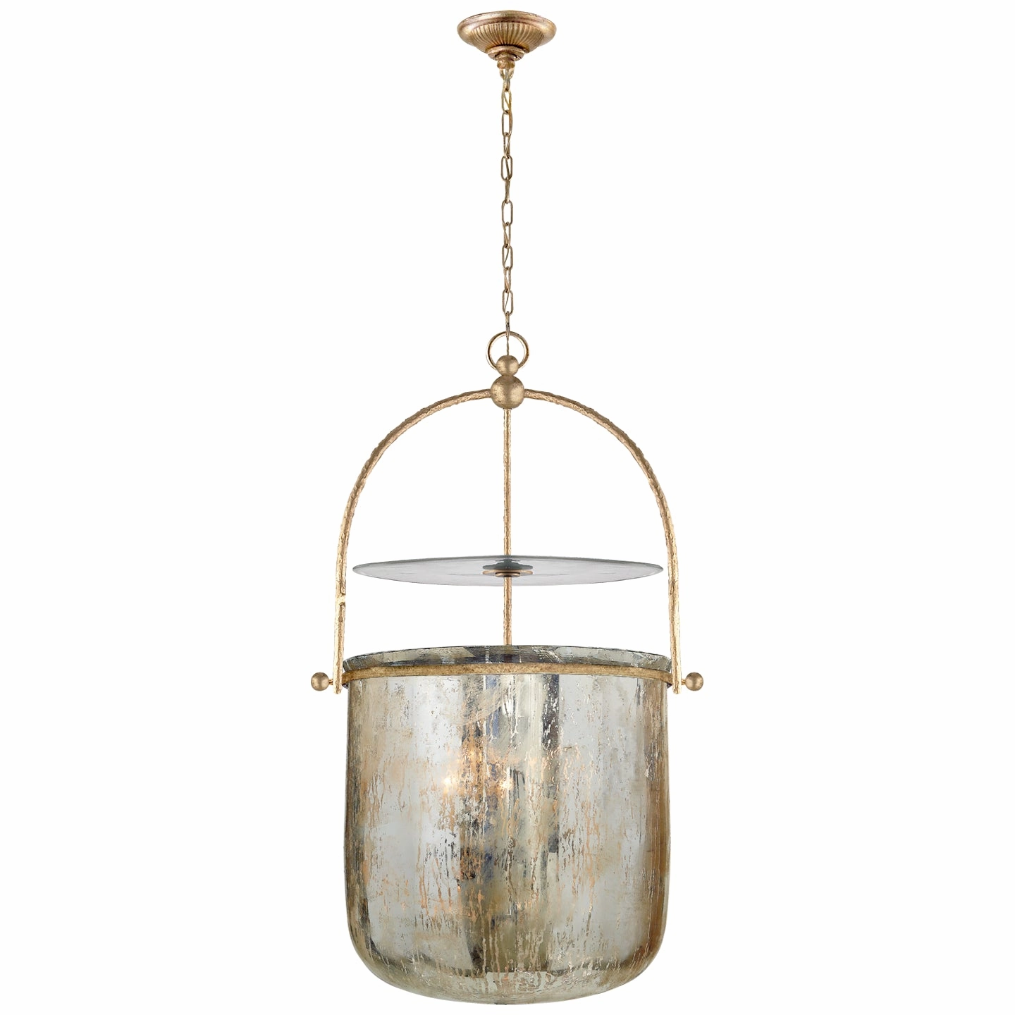 Lorford Four Light Lantern Gilded Iron Ceiling Lights Lighting free shipping