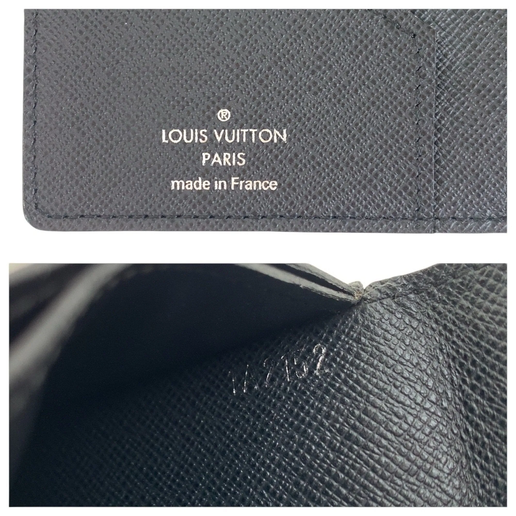 Louis Vuitton Boreal Leather Long Bill Wallet (Bi-Fold) (Pre-Owned)
