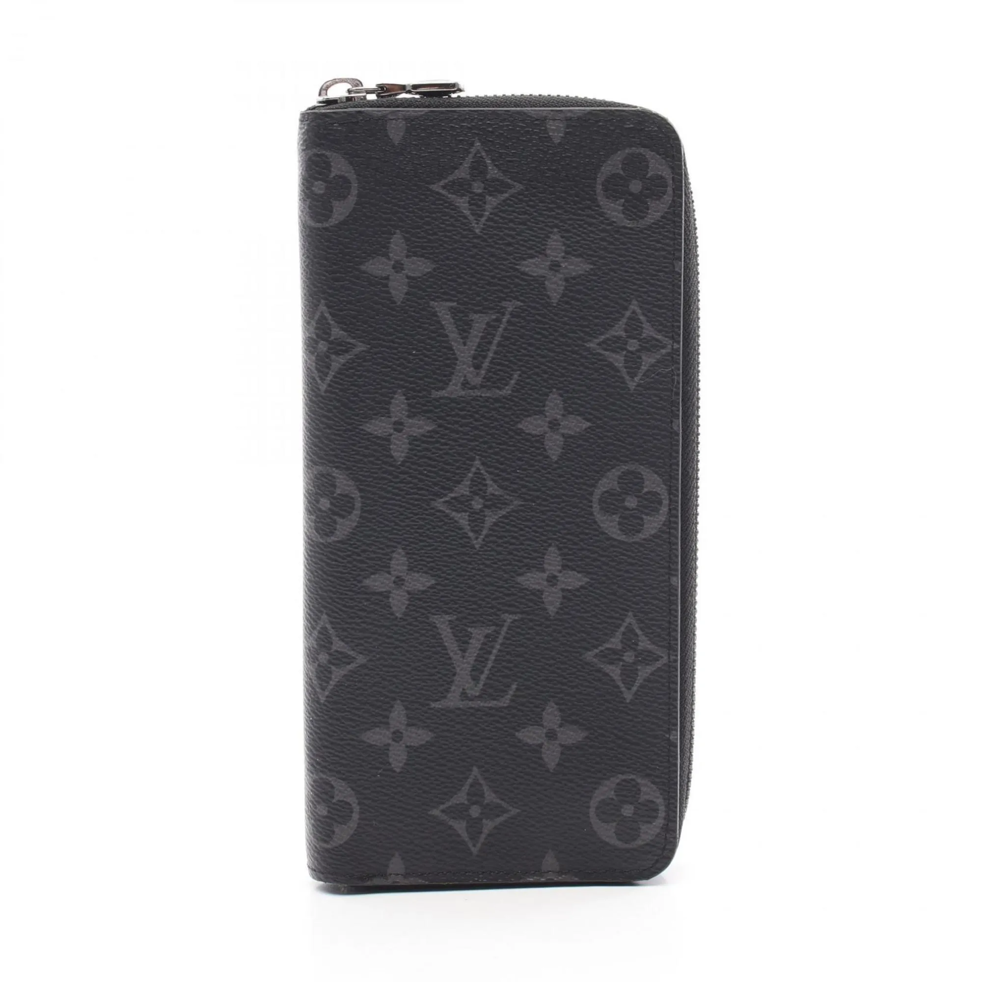 Louis Vuitton Coated Canvas Leather Long Wallet (Bi-Fold) (Pre-Owned)