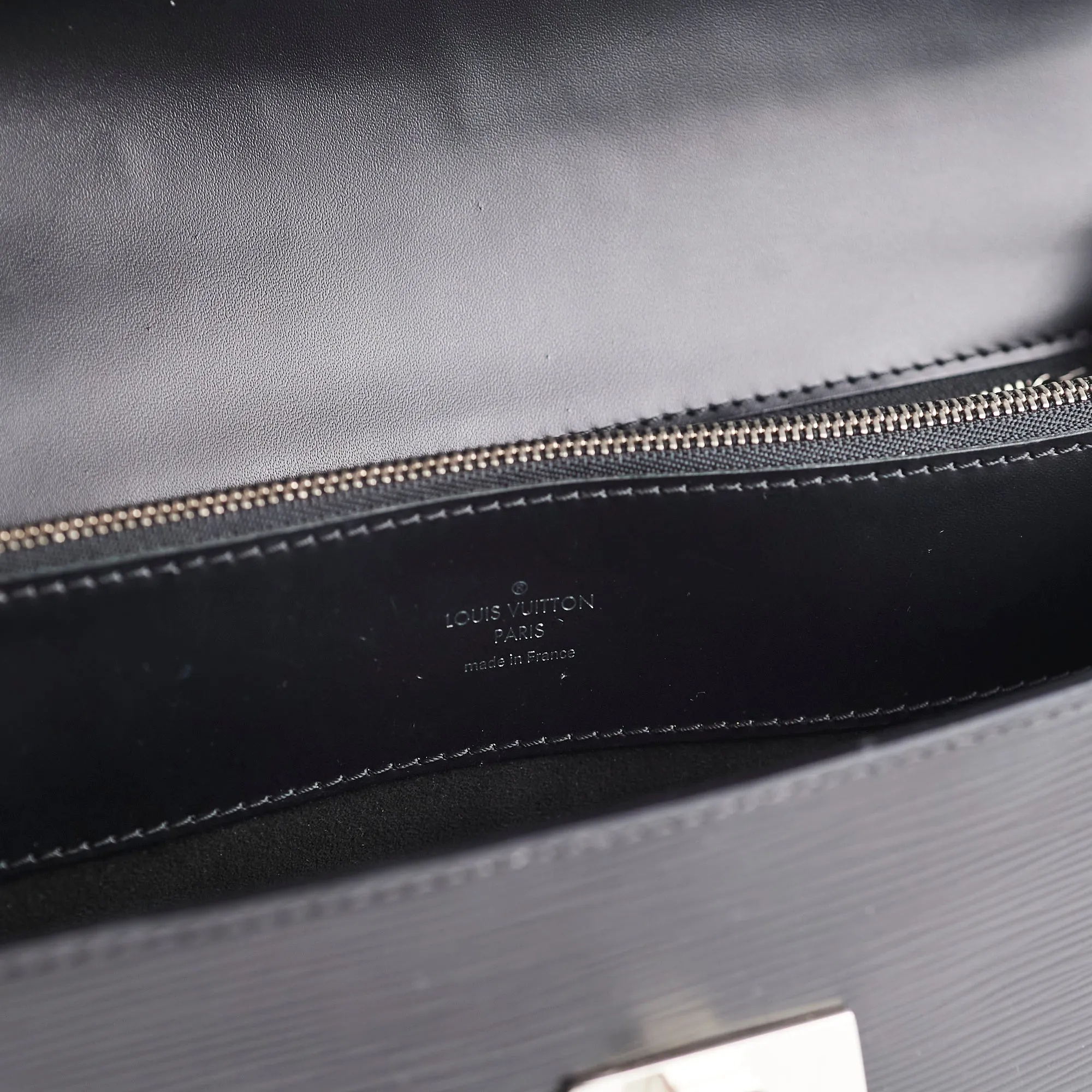Louis Vuitton Epi Shoulder Bag Black