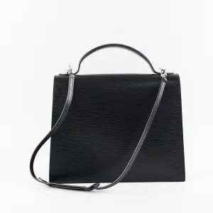 Louis Vuitton Epi Shoulder Bag Black