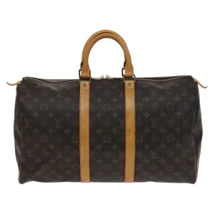 Louis Vuitton Keepall 45 Canvas Travel Bag (Pre-Owned)
