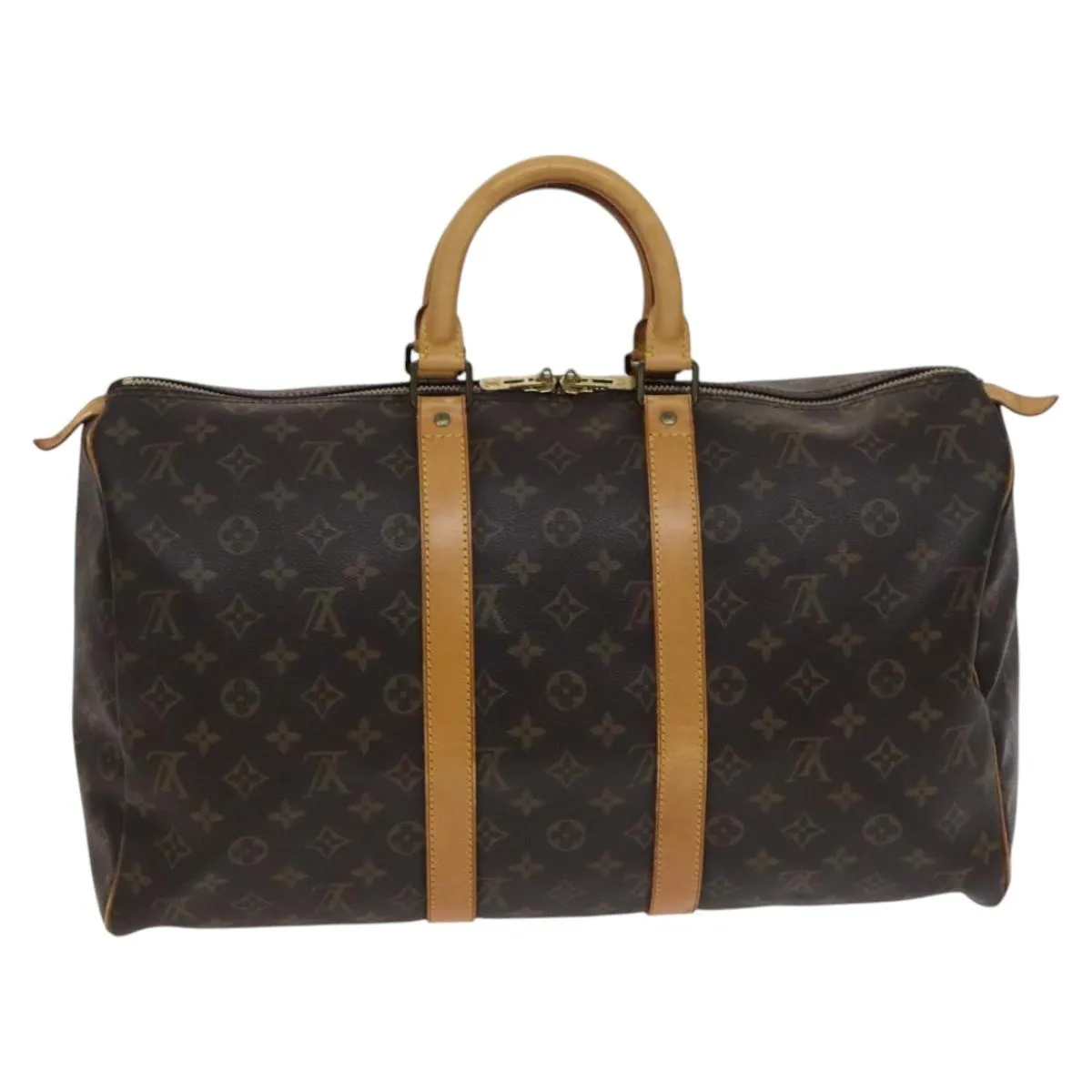 Louis Vuitton Keepall 45 Canvas Travel Bag (Pre-Owned)