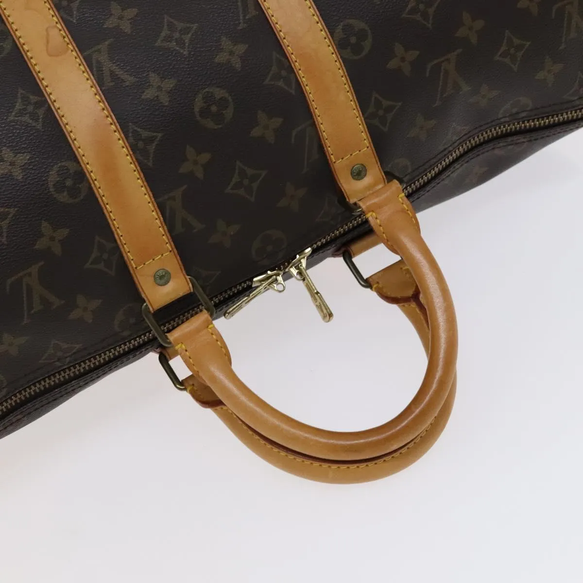 Louis Vuitton Keepall 45 Canvas Travel Bag (Pre-Owned)