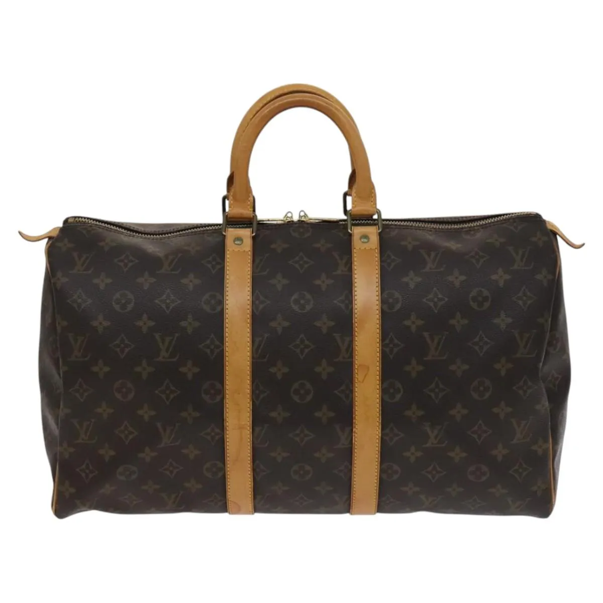Louis Vuitton Keepall 45 Canvas Travel Bag (Pre-Owned)