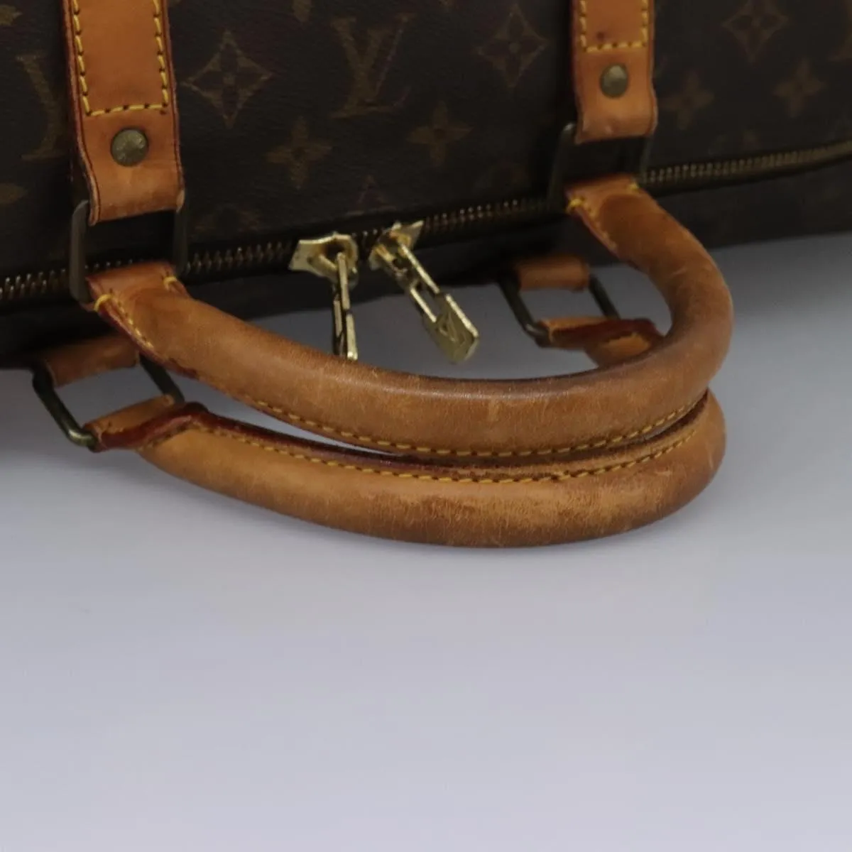 Louis Vuitton Keepall 55 Canvas Travel Bag (Pre-Owned)