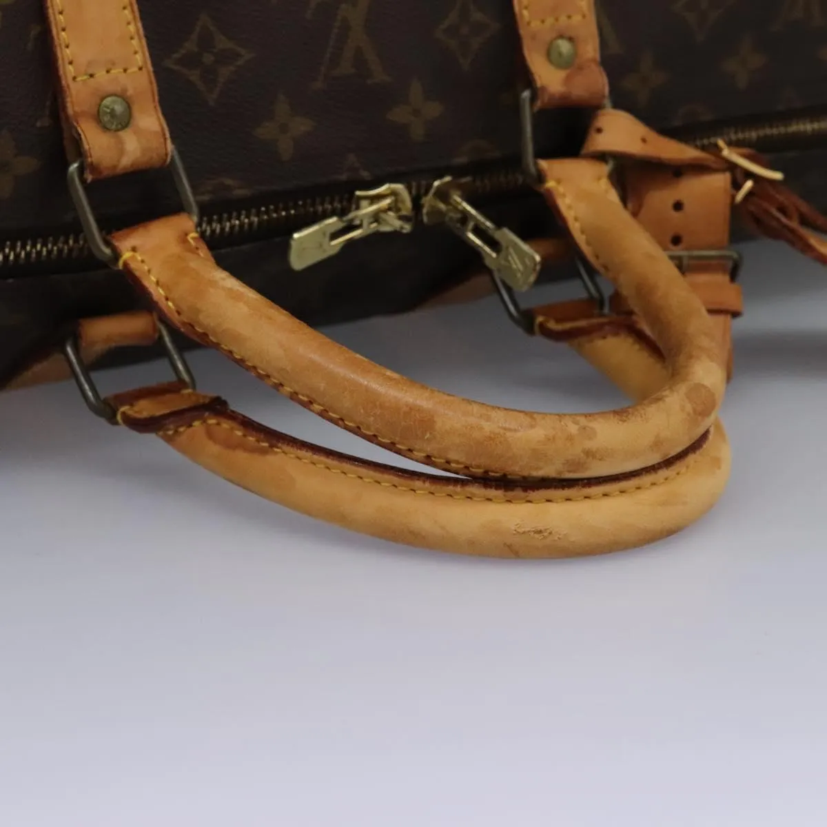Louis Vuitton Keepall 55 Canvas Travel Bag (Pre-Owned)