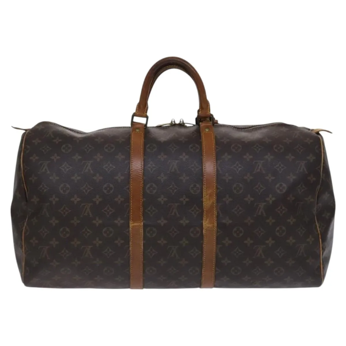 Louis Vuitton Keepall 55 Canvas Travel Bag (Pre-Owned)