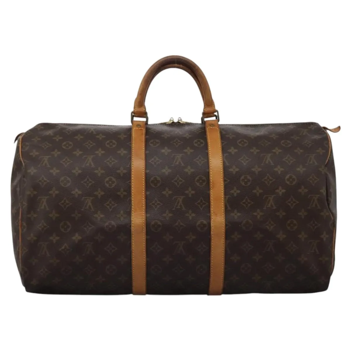 Louis Vuitton Keepall 55 Canvas Travel Bag (Pre-Owned)