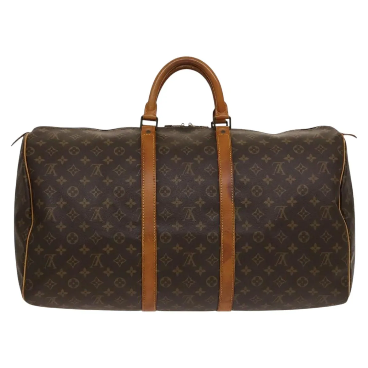 Louis Vuitton Keepall 55 Canvas Travel Bag (Pre-Owned)