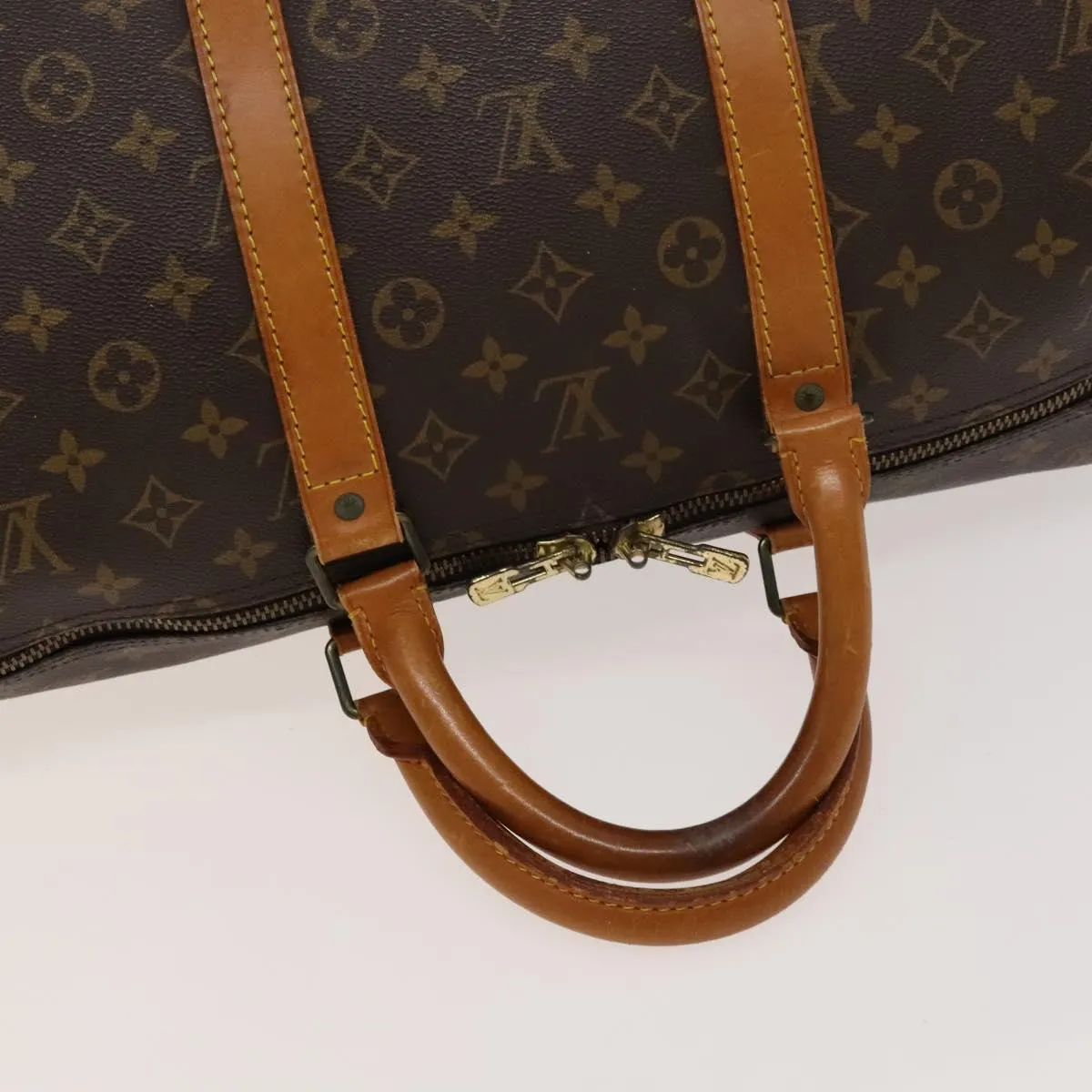 Louis Vuitton Keepall 55 Canvas Travel Bag (Pre-Owned)