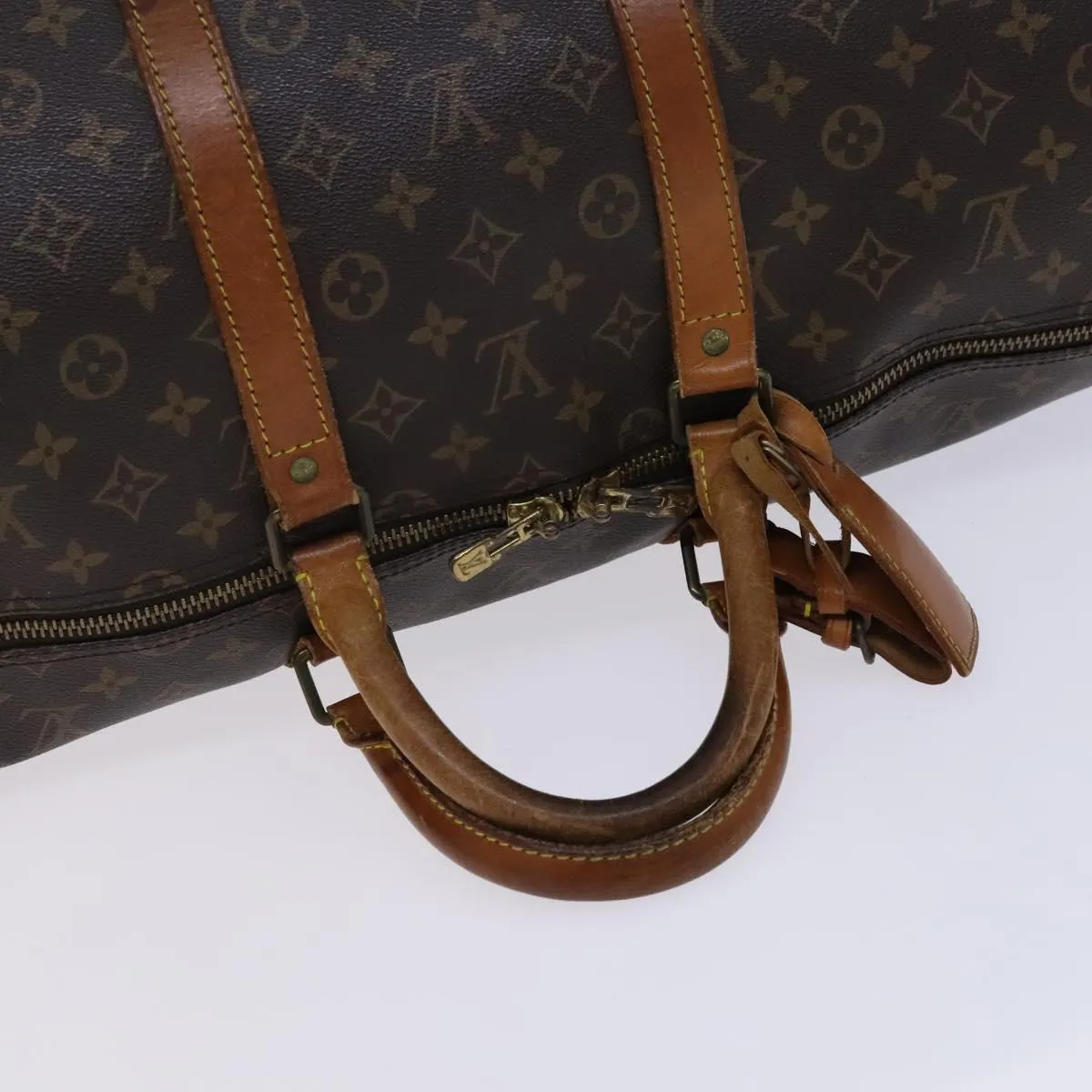 Louis Vuitton Keepall 55 Canvas Travel Bag (Pre-Owned)