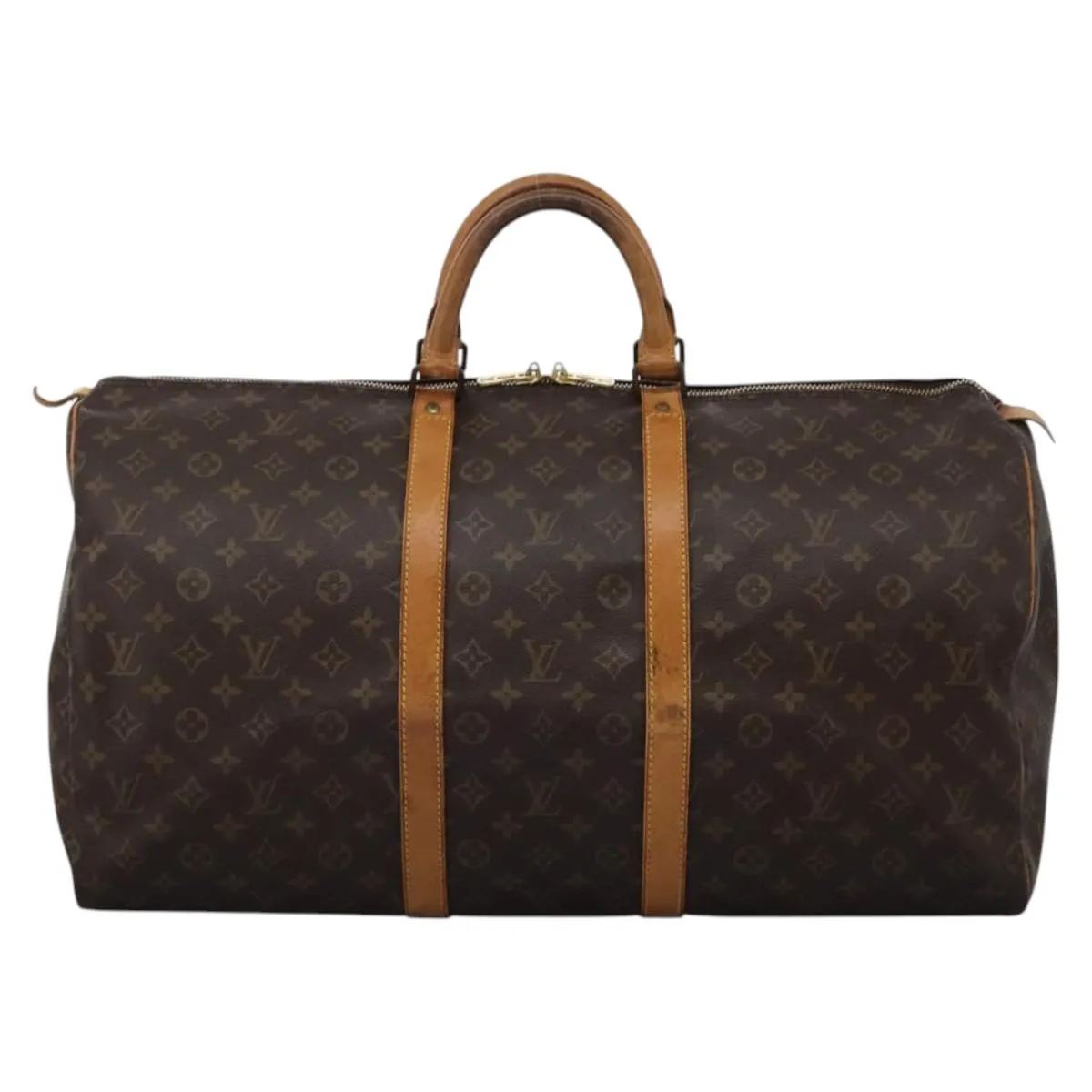 Louis Vuitton Keepall 55 Canvas Travel Bag (Pre-Owned)