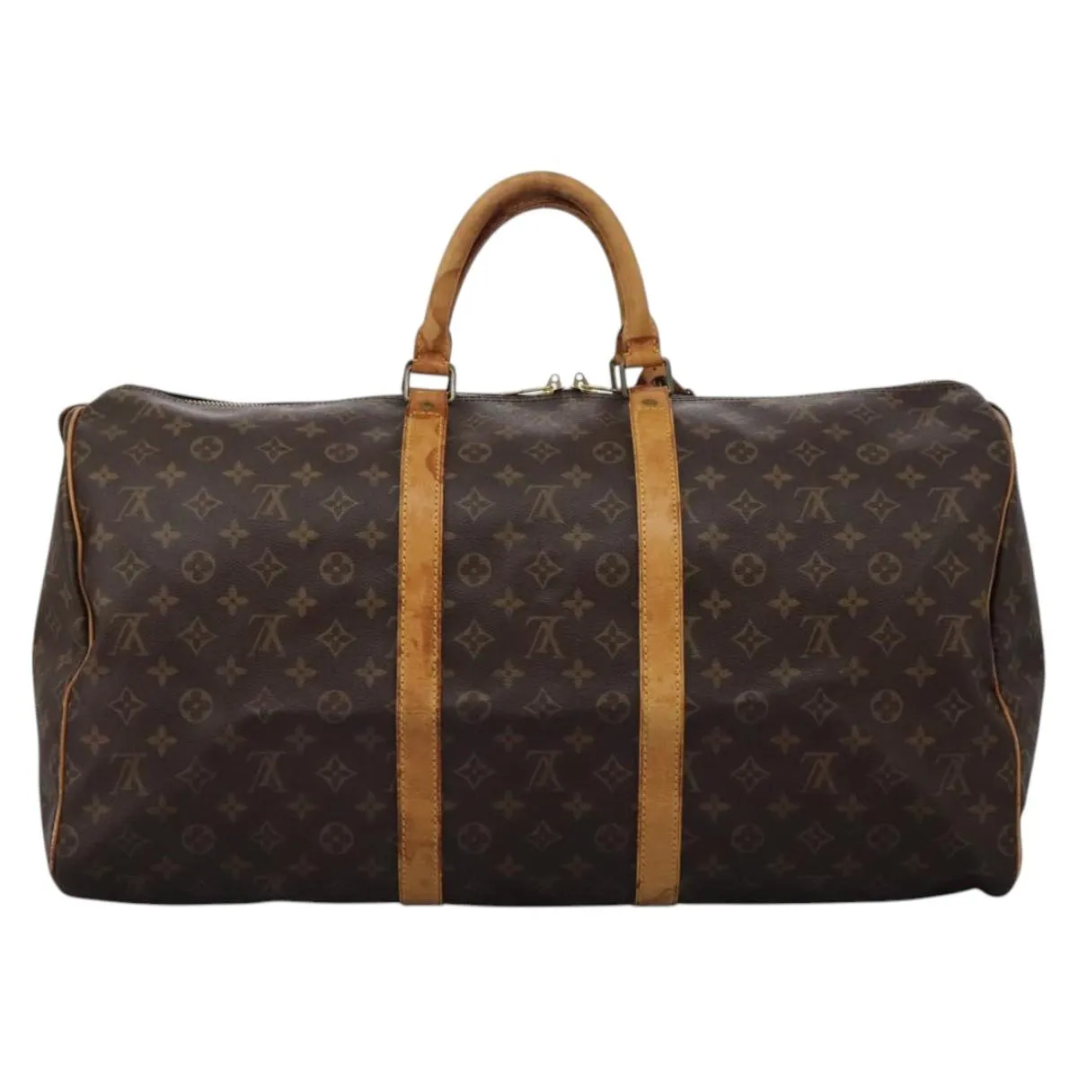 Louis Vuitton Keepall 55 Canvas Travel Bag (Pre-Owned)