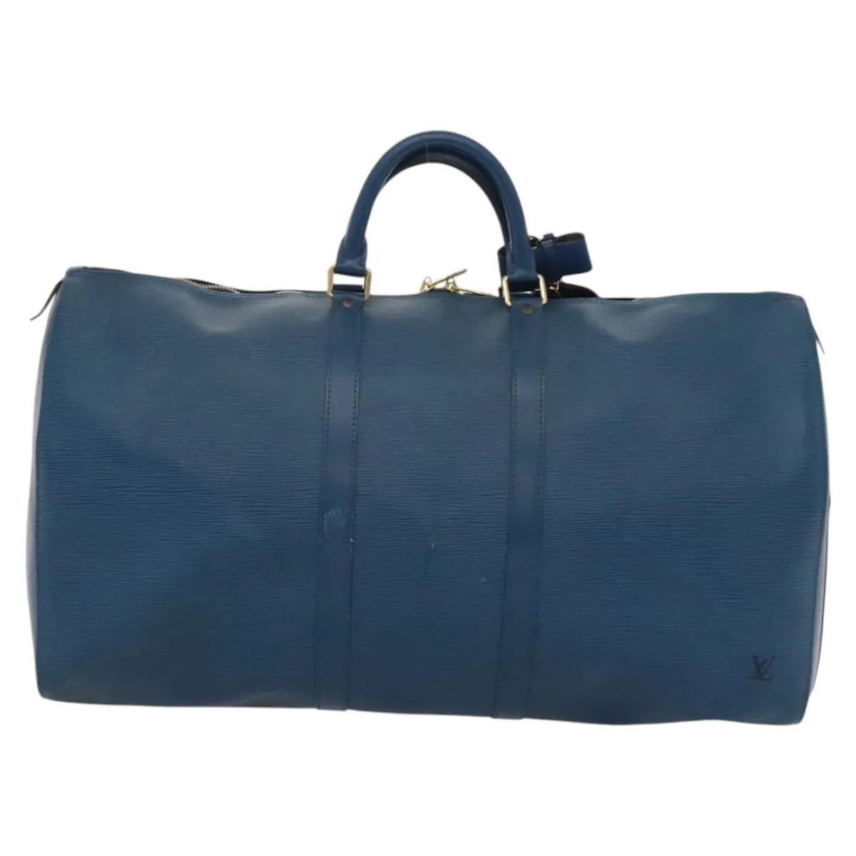 Louis Vuitton Keepall 55 Leather Travel Bag (Pre-Owned)