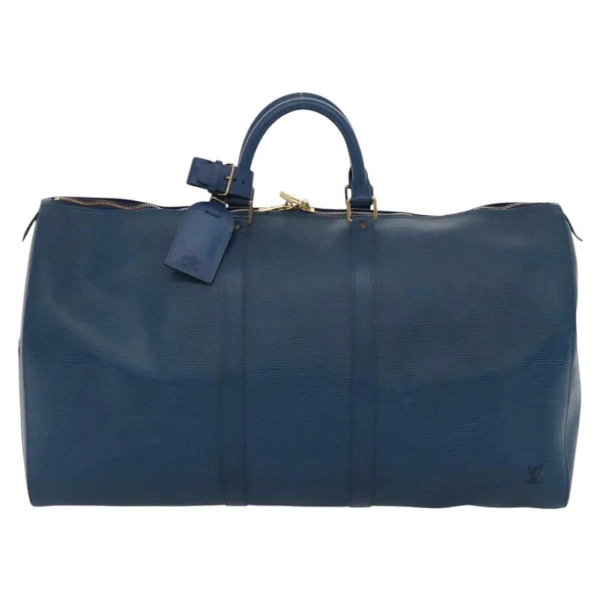 Louis Vuitton Keepall 55 Leather Travel Bag (Pre-Owned)