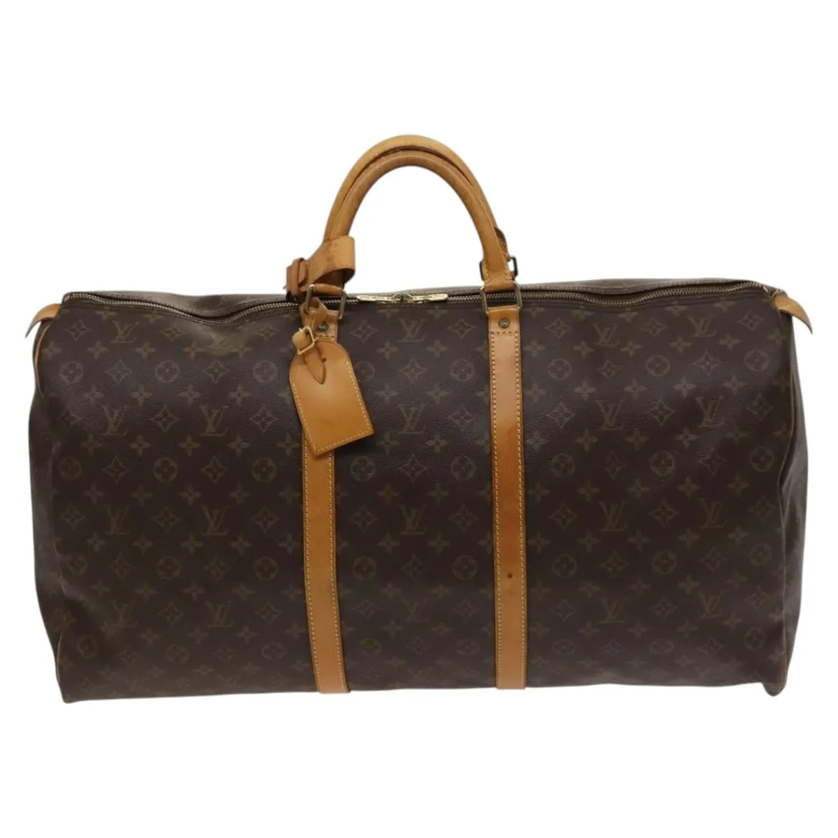 Louis Vuitton Keepall 60 Canvas Travel Bag (Pre-Owned)
