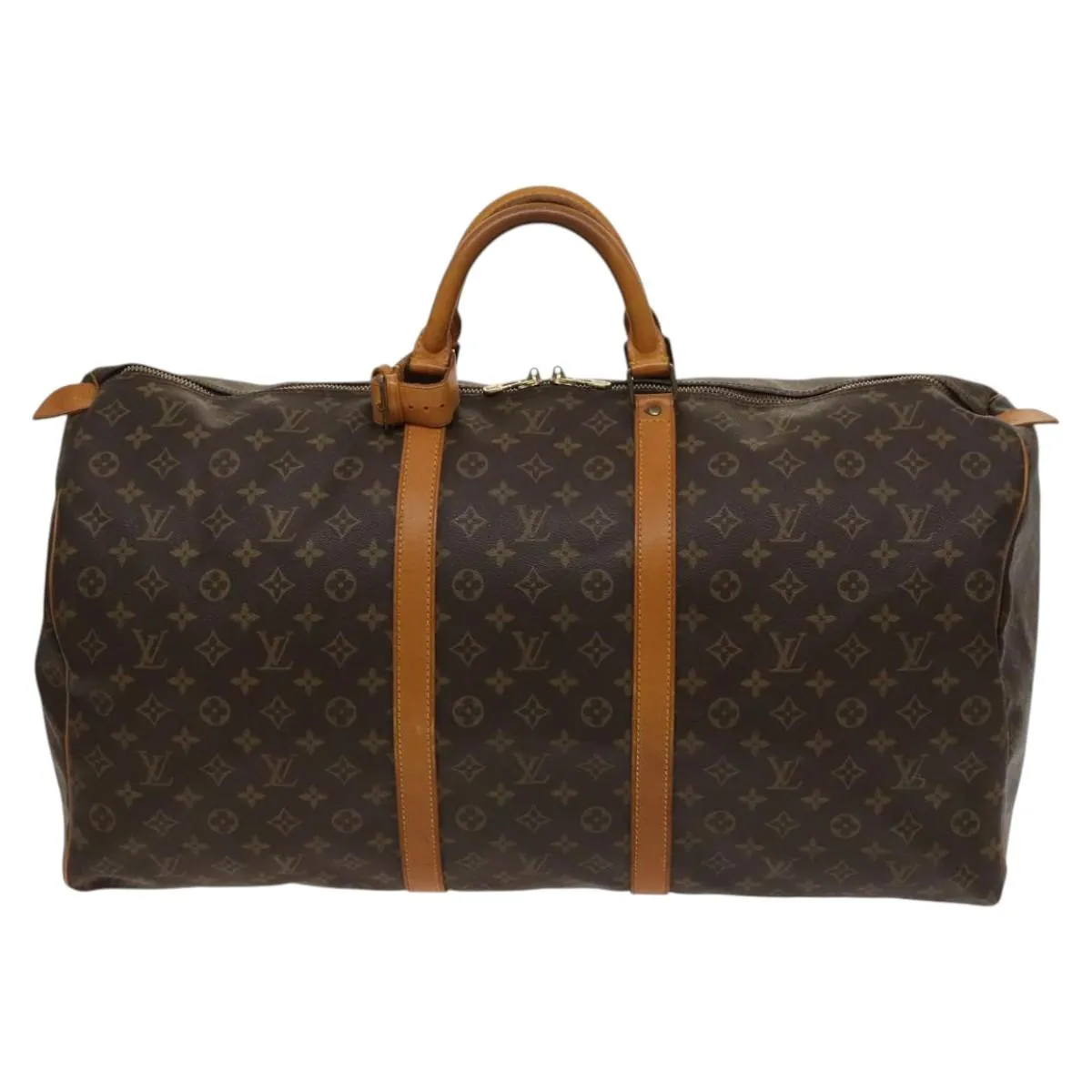Louis Vuitton Keepall 60 Canvas Travel Bag (Pre-Owned)