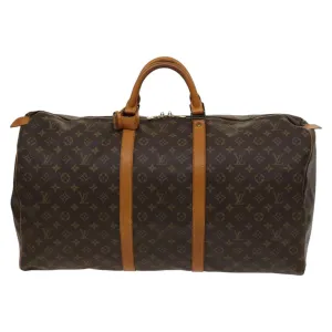 Louis Vuitton Keepall 60 Canvas Travel Bag (Pre-Owned)