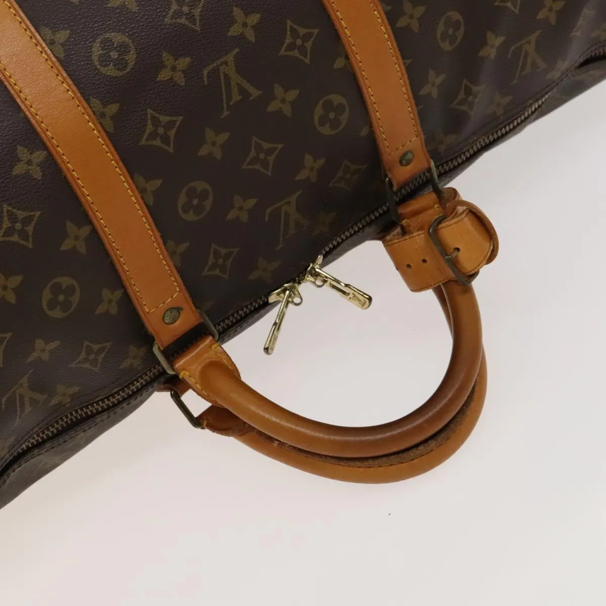 Louis Vuitton Keepall 60 Canvas Travel Bag (Pre-Owned)