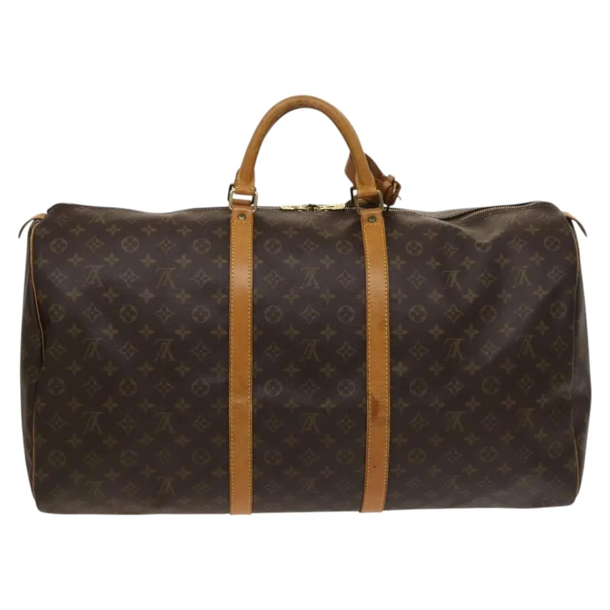 Louis Vuitton Keepall 60 Canvas Travel Bag (Pre-Owned)