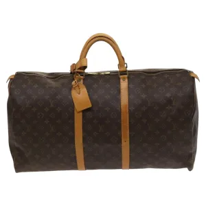 Louis Vuitton Keepall 60 Canvas Travel Bag (Pre-Owned)