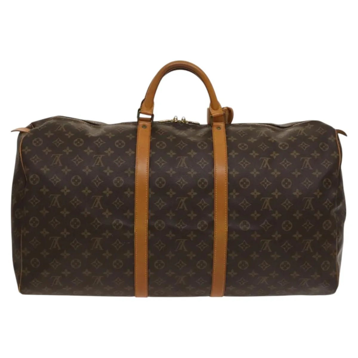 Louis Vuitton Keepall 60 Canvas Travel Bag (Pre-Owned)
