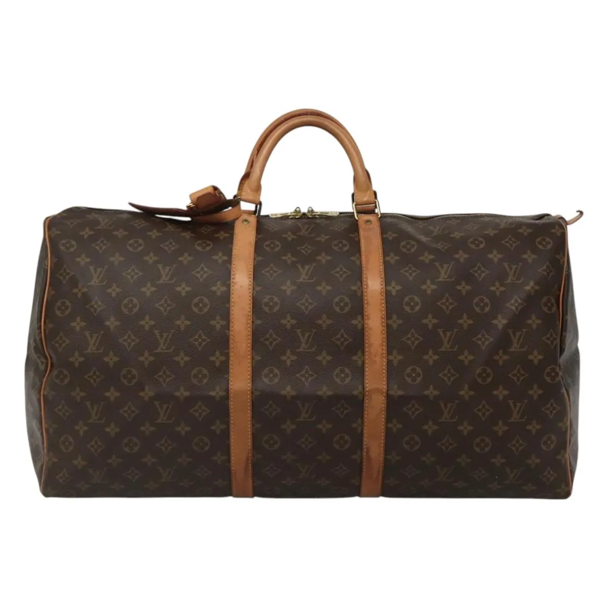Louis Vuitton Keepall 60 Canvas Travel Bag (Pre-Owned)
